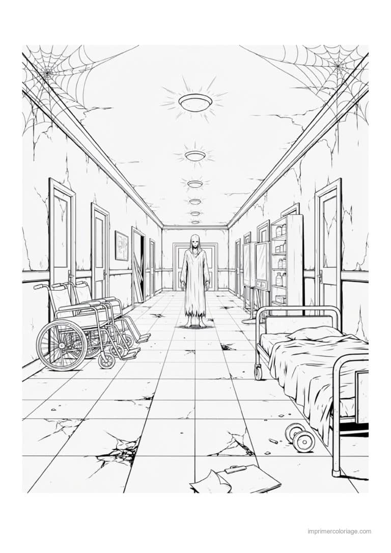 coloriage halloween adulte 08 - dessin gratuit &agrave; imprimer