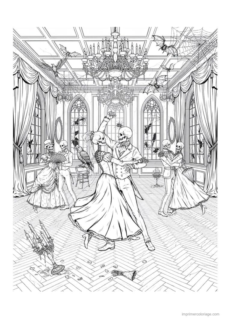 coloriage halloween adulte 11 - dessin gratuit &agrave; imprimer