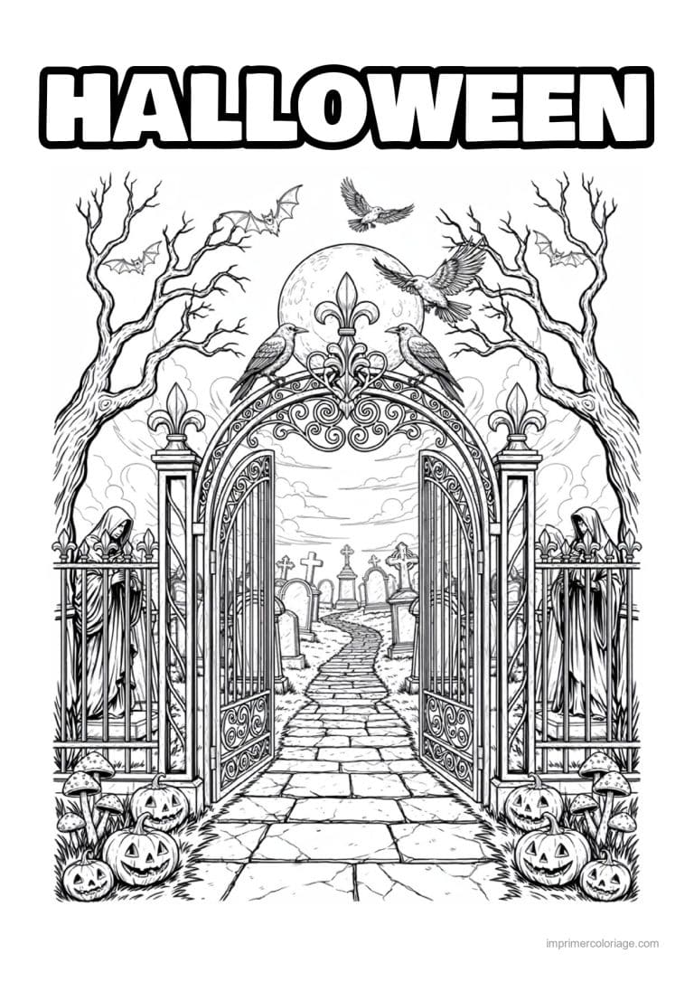 coloriage halloween adulte 16 - dessin gratuit &agrave; imprimer