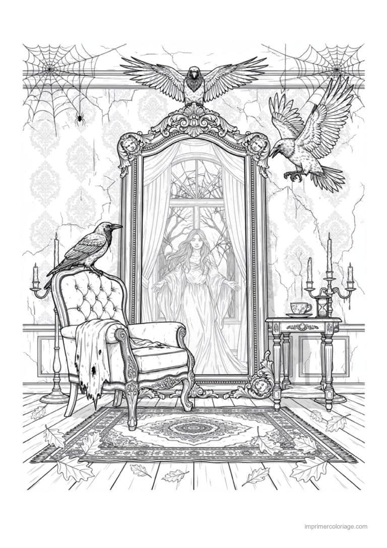 coloriage halloween adulte 17 - dessin gratuit &agrave; imprimer