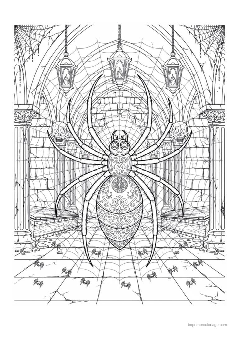 coloriage halloween adulte 28 - dessin gratuit &agrave; imprimer