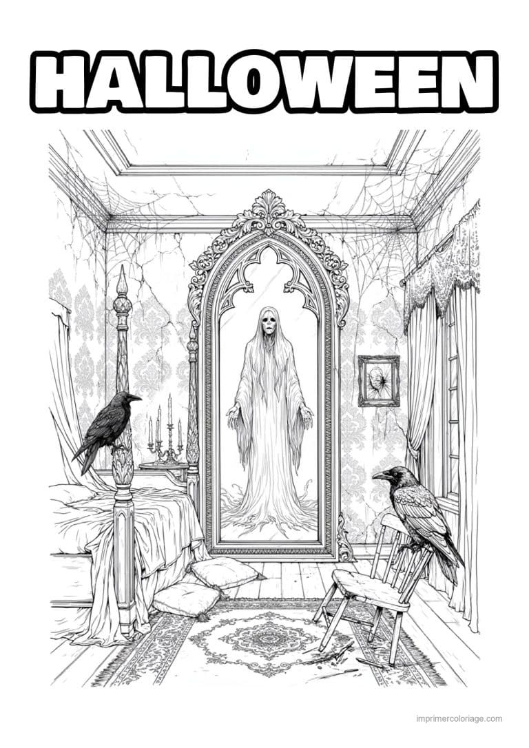 coloriage halloween adulte 33 - dessin gratuit &agrave; imprimer