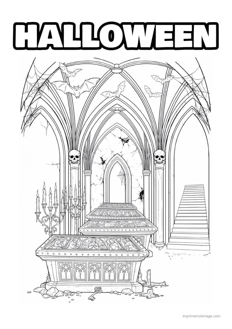 coloriage halloween adulte 39 - dessin gratuit &agrave; imprimer