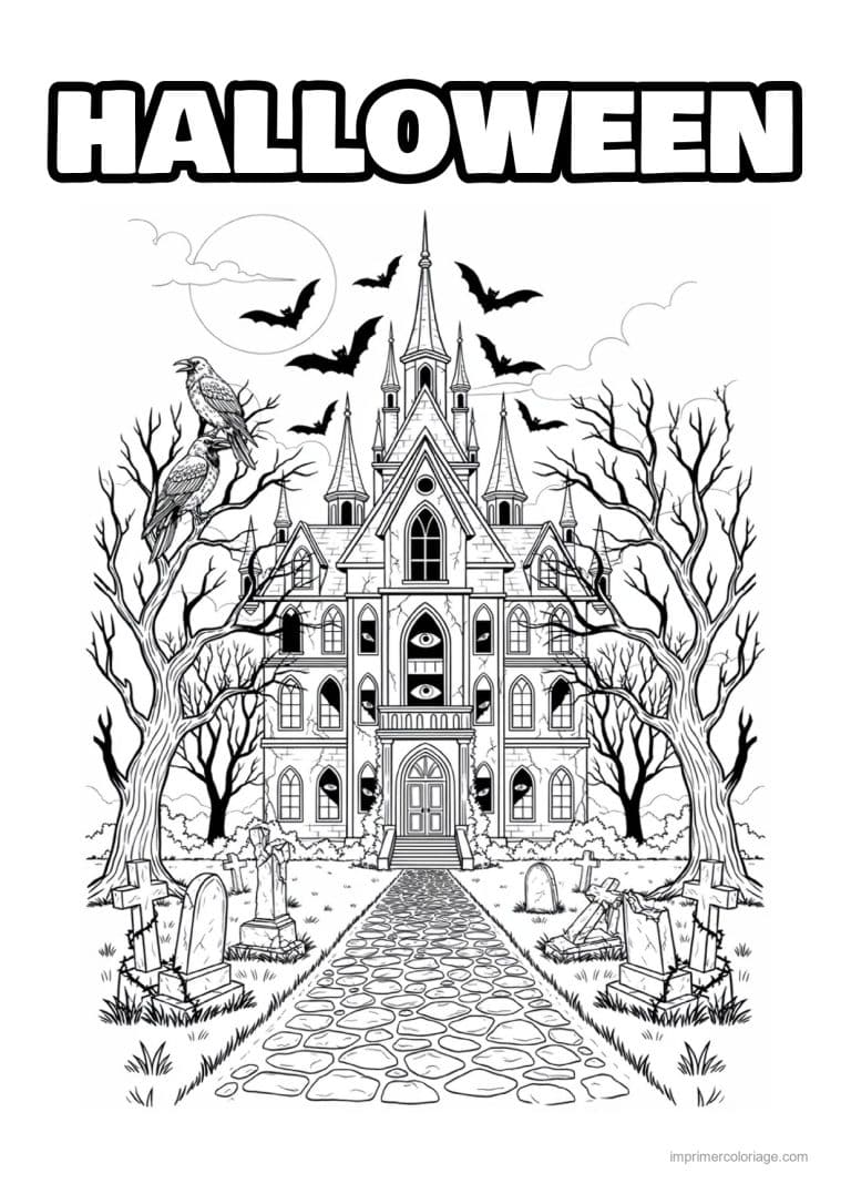 coloriage halloween adulte 45 - dessin gratuit &agrave; imprimer