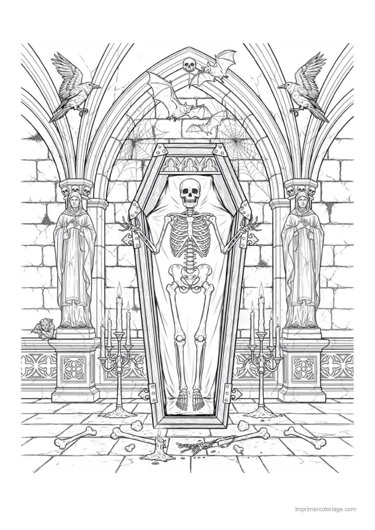coloriage halloween adulte 46 - dessin gratuit &agrave; imprimer