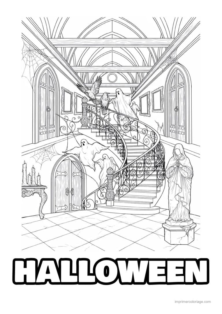 coloriage halloween adulte 48 - dessin gratuit &agrave; imprimer
