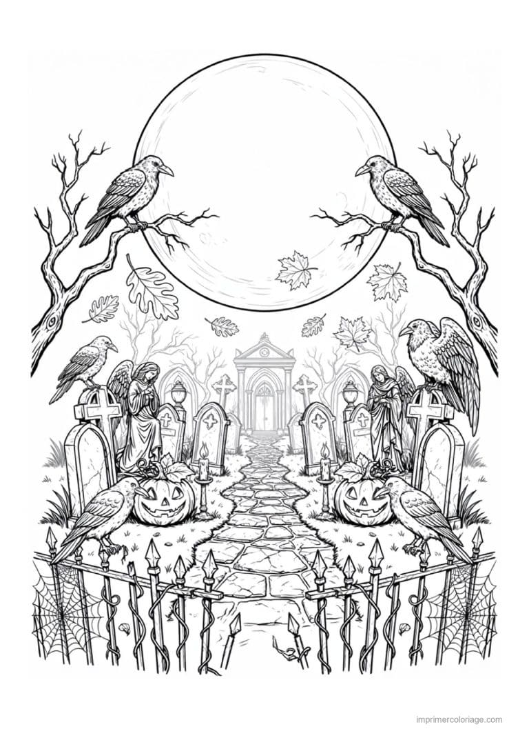 coloriage halloween adulte 49 - dessin gratuit &agrave; imprimer