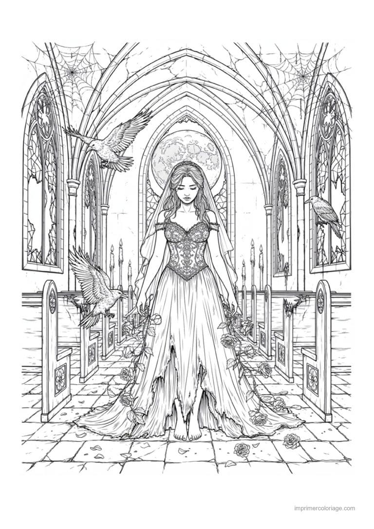 coloriage halloween adulte 52 - dessin gratuit &agrave; imprimer