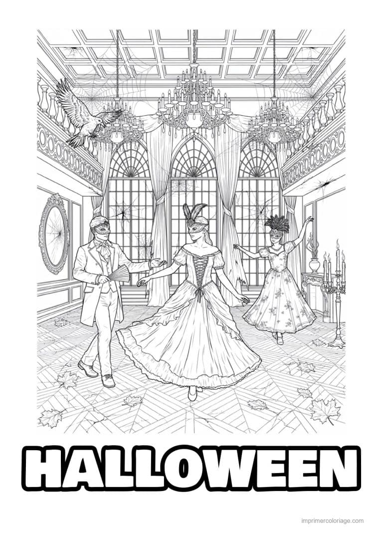coloriage halloween adulte 54 - dessin gratuit &agrave; imprimer
