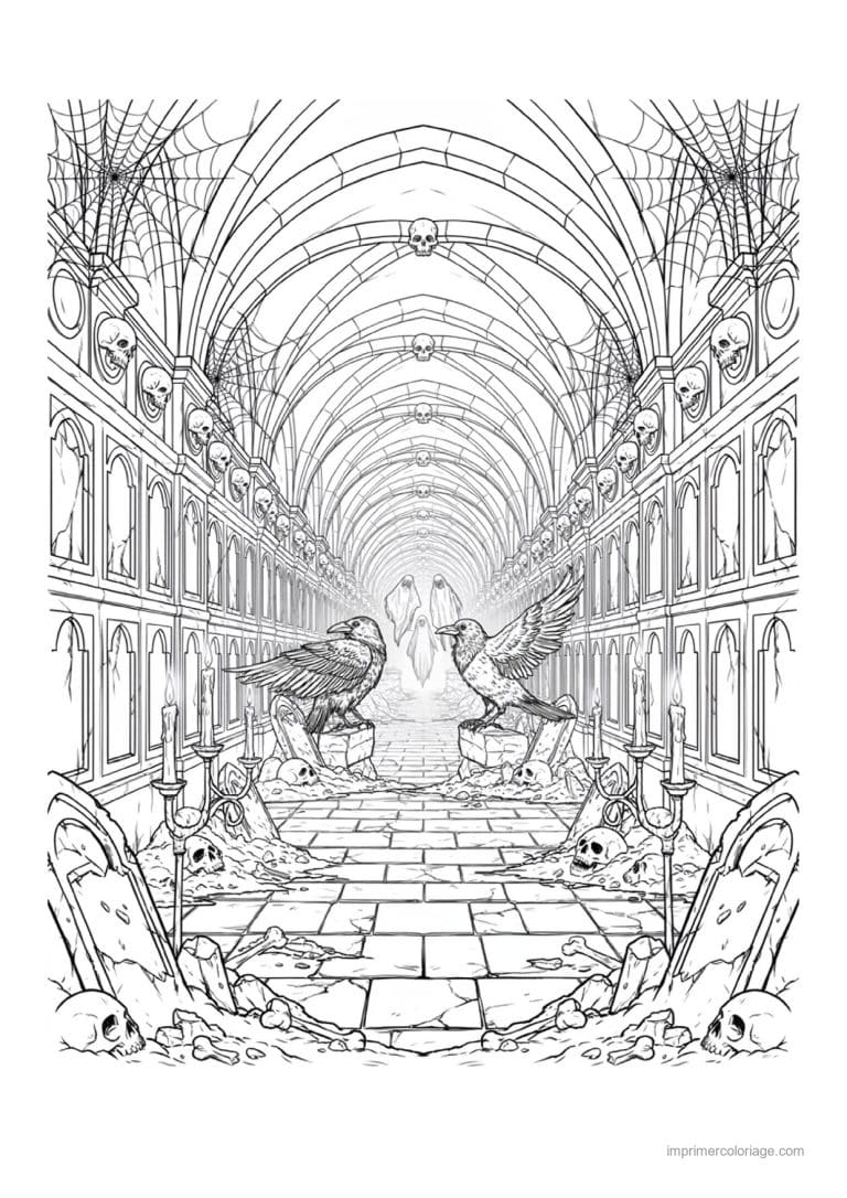 coloriage halloween adulte 56 - dessin gratuit &agrave; imprimer