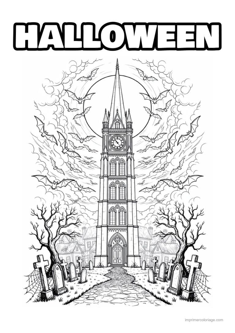 coloriage halloween adulte 57 - dessin gratuit &agrave; imprimer