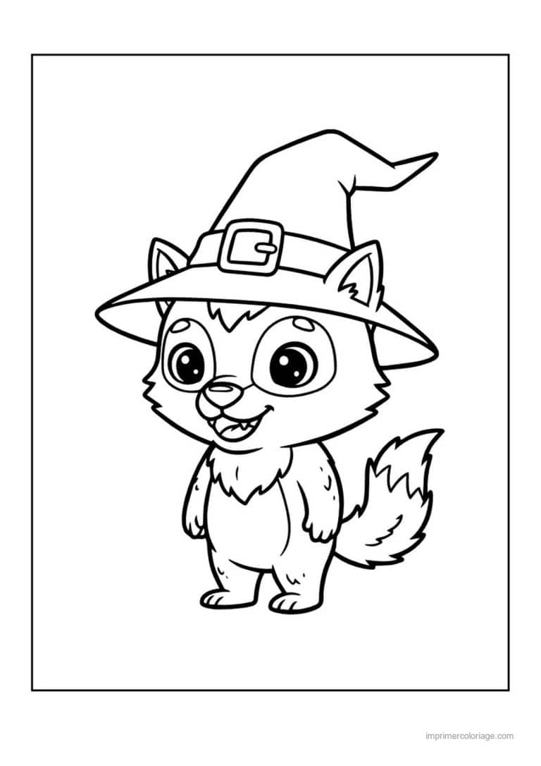 coloriage loup garou 28 - dessin gratuit &agrave; imprimer