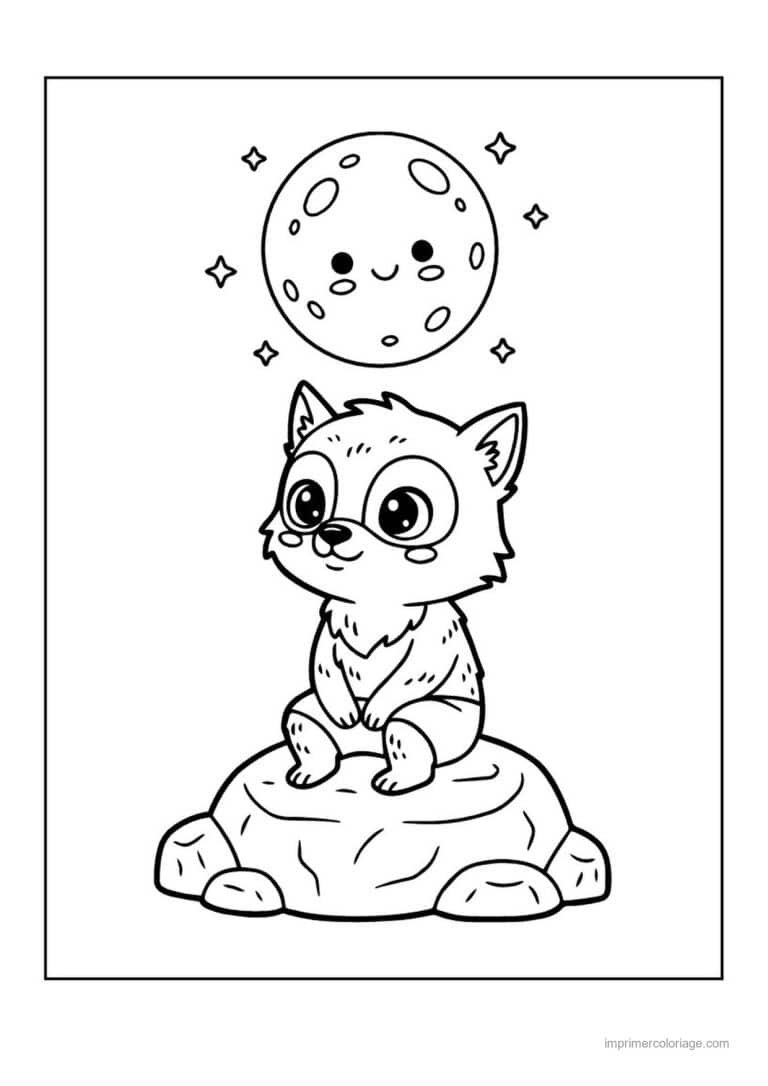 coloriage loup garou 37 - dessin gratuit &agrave; imprimer