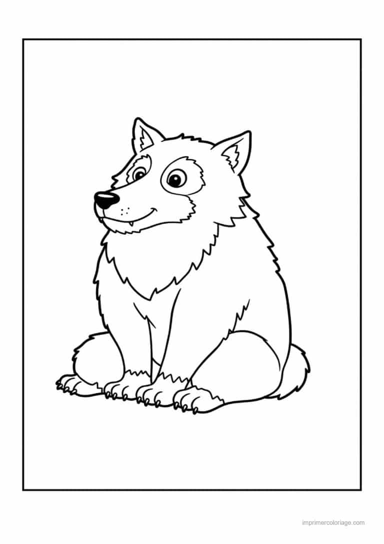 coloriage loup garou 41 - dessin gratuit &agrave; imprimer