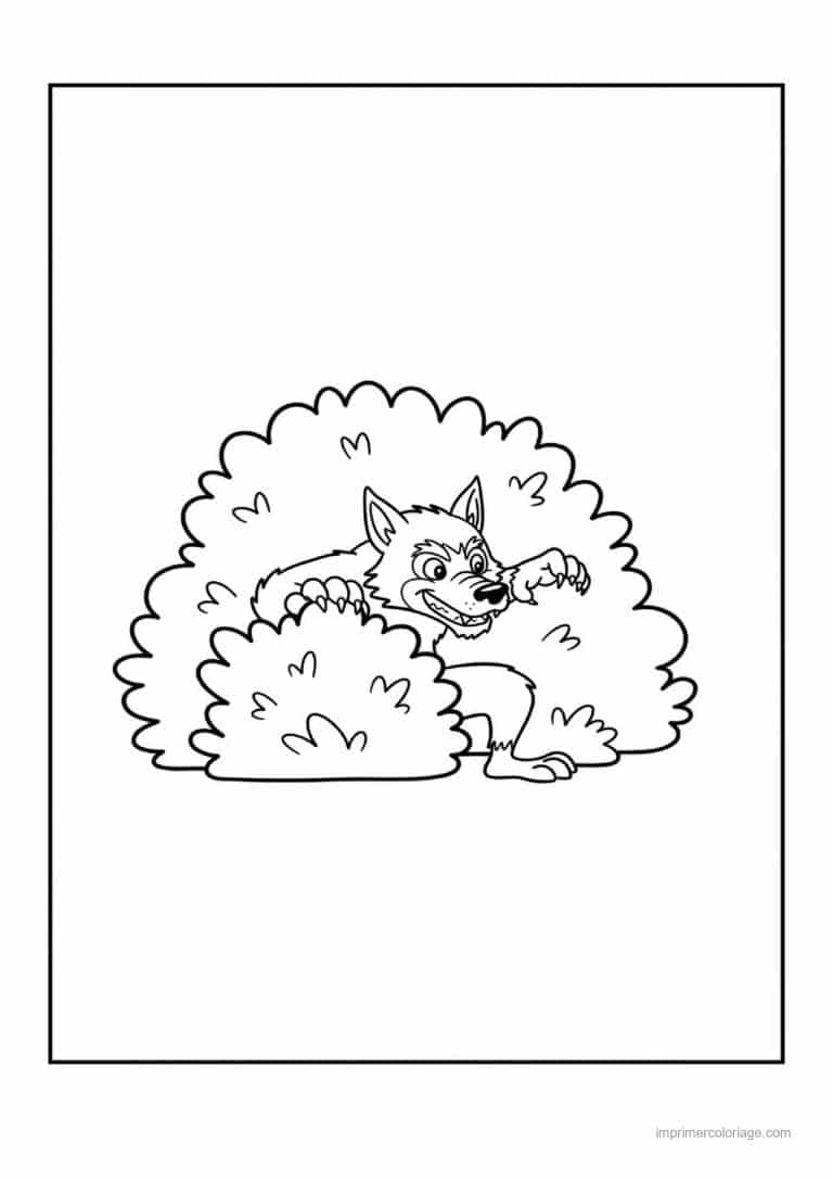 coloriage loup garou 47 - dessin gratuit &agrave; imprimer