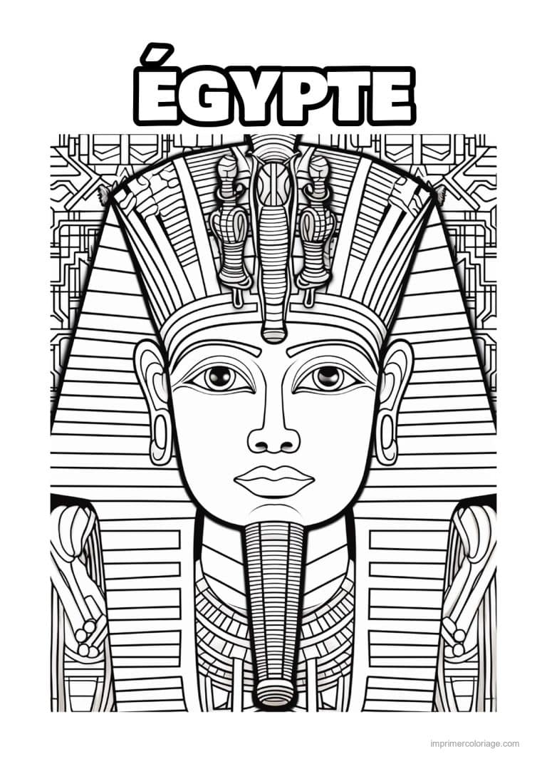 coloriage pharaon 18 - dessin gratuit &agrave; imprimer