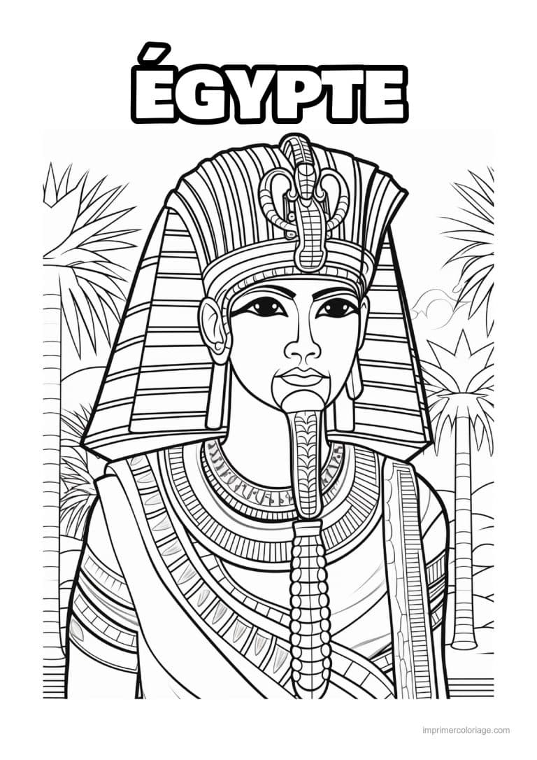 coloriage pharaon 25 - dessin gratuit &agrave; imprimer