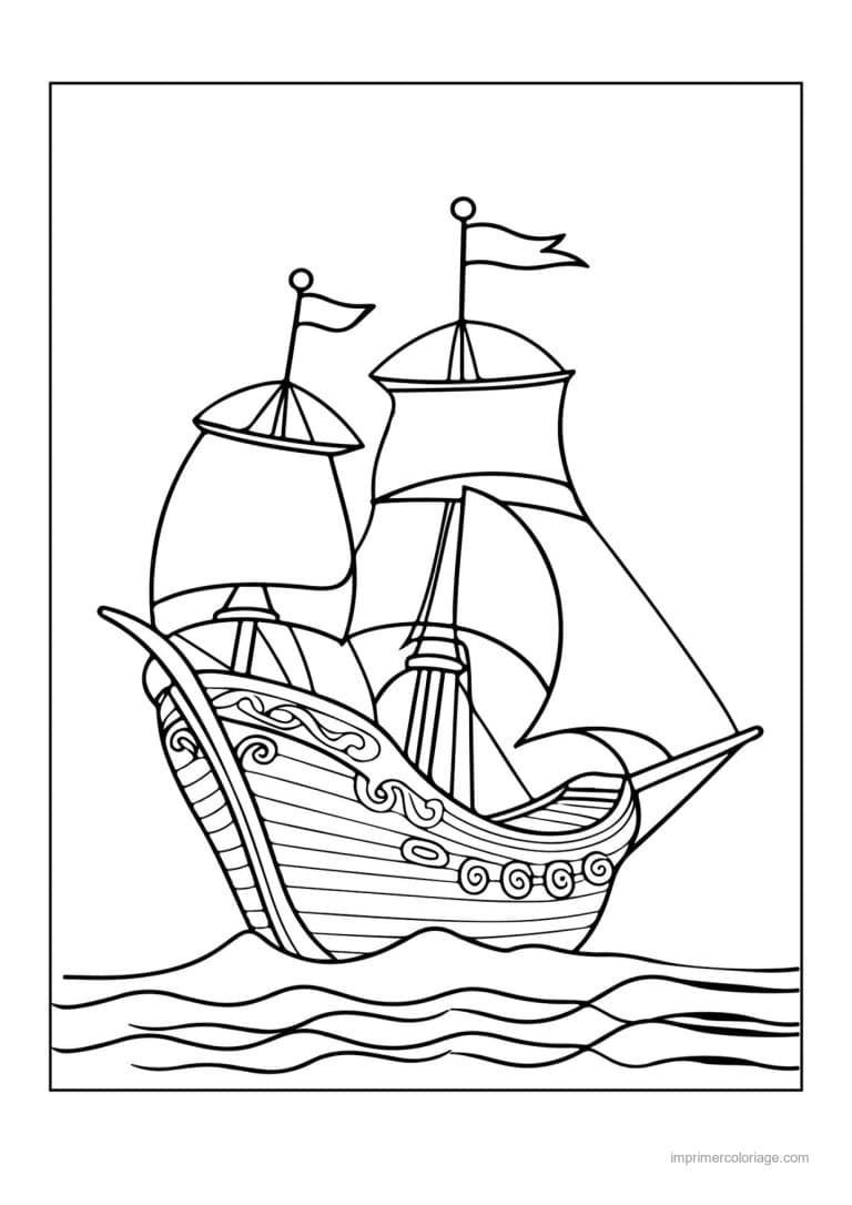 coloriage pirate bateau pirate 19 - dessin gratuit &agrave; imprimer