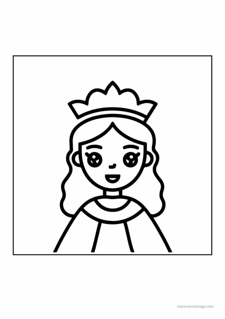 coloriage reine reine esther 03 - dessin gratuit &agrave; imprimer