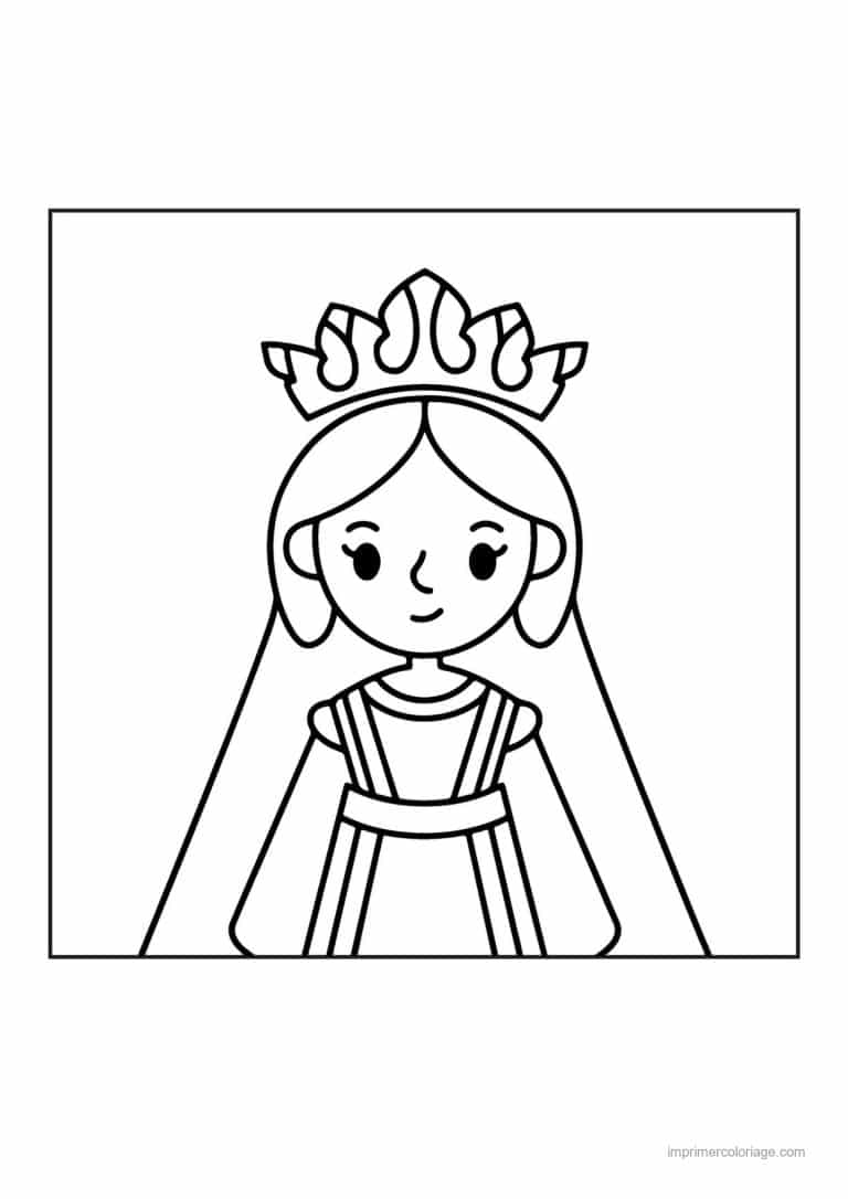 coloriage reine reine esther 26 - dessin gratuit &agrave; imprimer